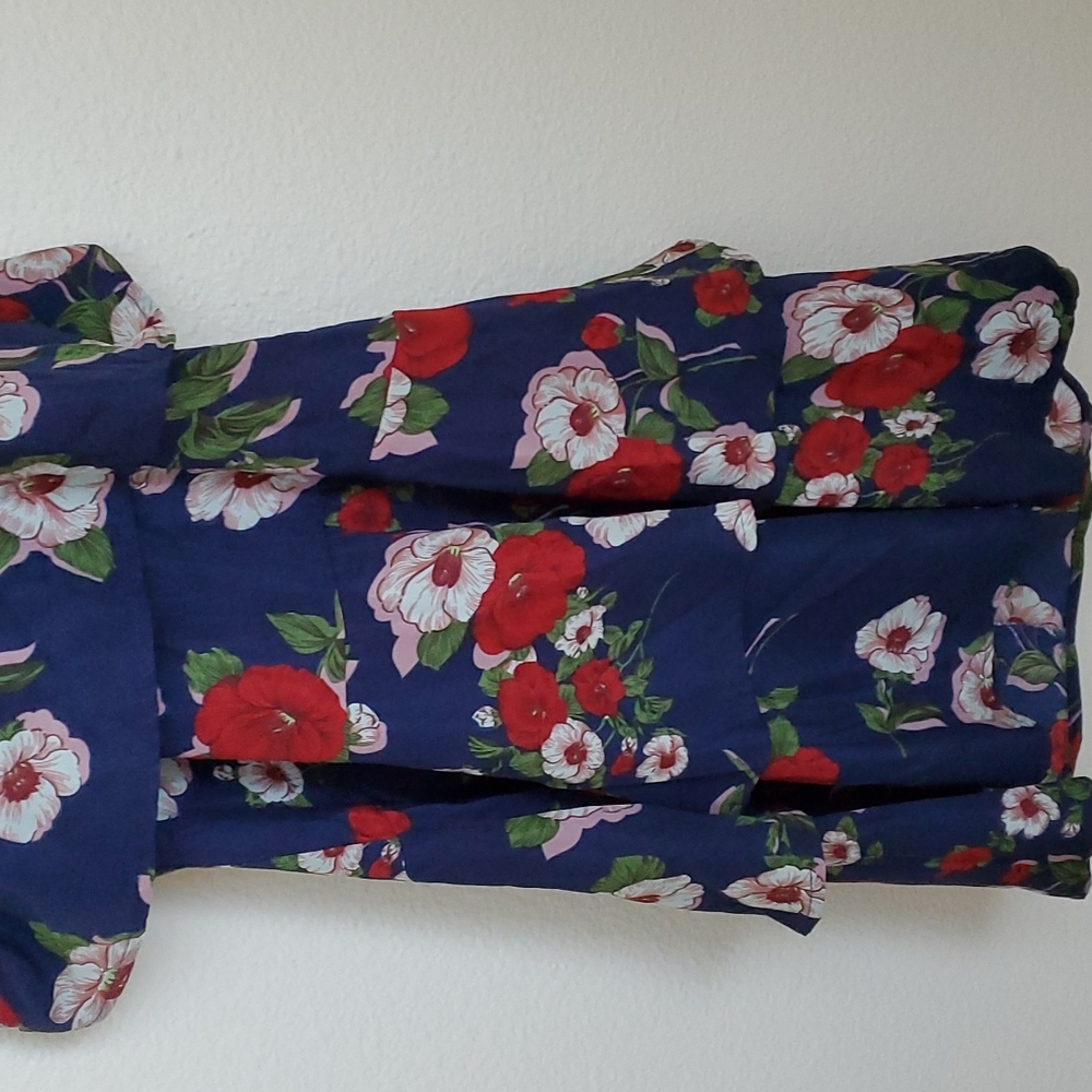 StyleDome Floral Ruffle Dress - Picture 6 of 7